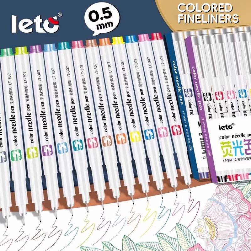 Copic Marker Sketch - Fine Liner Nadelstift, 12-teiliges Set, Skizzen-Design,