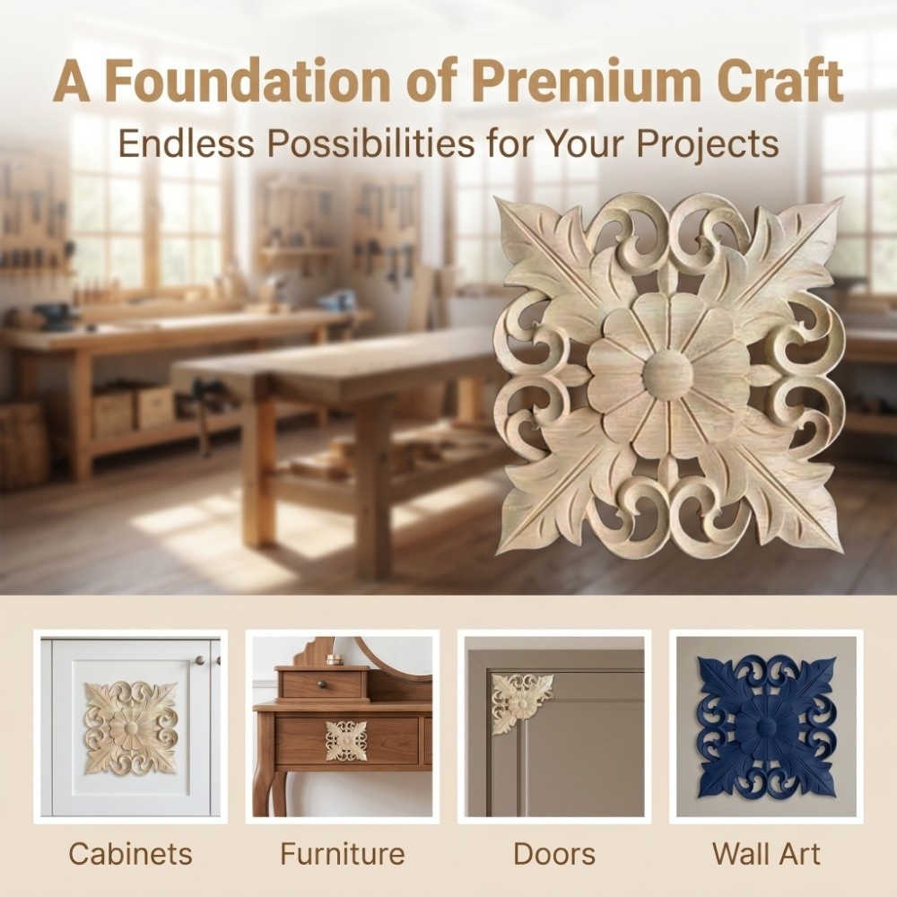 Wohnraumdekoration Holzgeschni – Craft Embellishment Bewertung und Preis