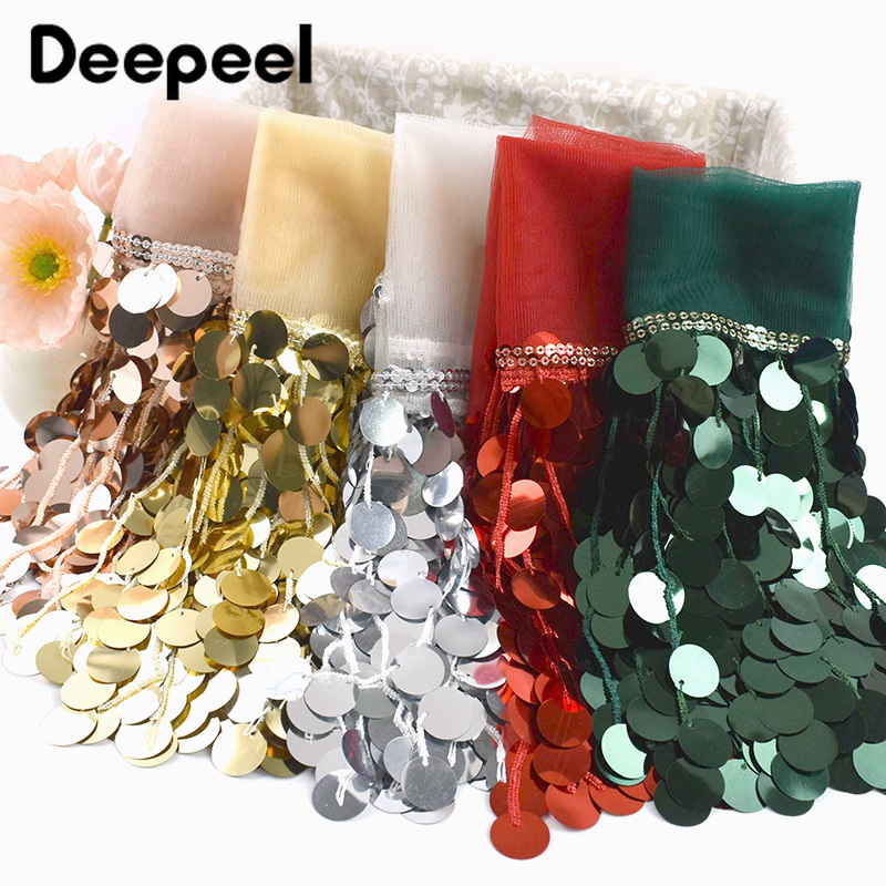 2/3 Yards 18cm Pailletten-Perl – Beaded Trim Fringe Bewertung und Preis