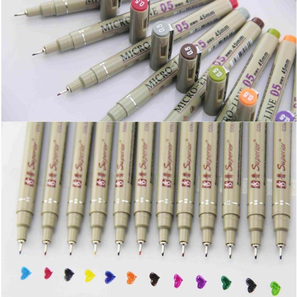 12 Farben poröse Punkt-Stifte, – Copic Marker Sketch Bewertung und Preis