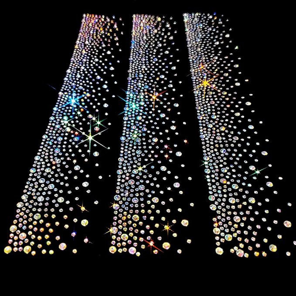 Aufbügelbarer Strass-Aufnäher, – Hotfix Rhinestone Sheet Bewertung und Preis
