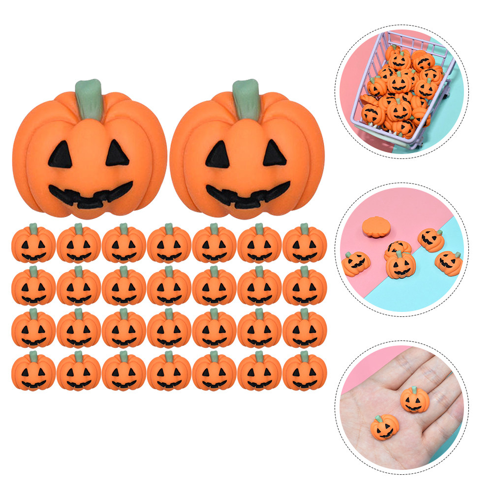 50 Stück Mini-Harz-Kürbis-Anhä – Craft Embellishment Bewertung und Preis