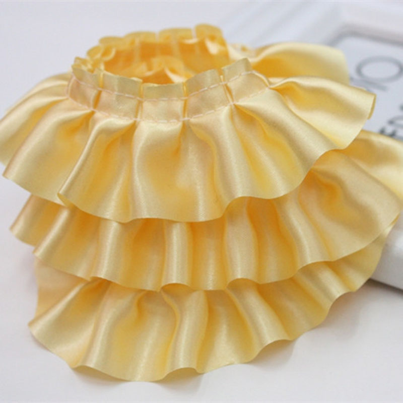 30 Meter 4cm Satin Plissierte  – Elastic Lace Trim Bewertung und Preis
