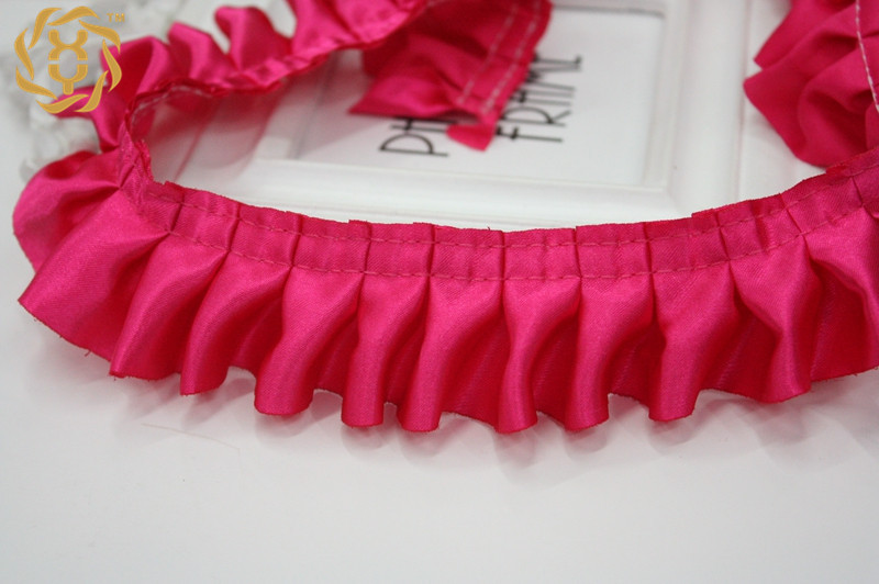 30 Meter 4cm Satin Plissierte  – Elastic Lace Trim Bewertung und Preis
