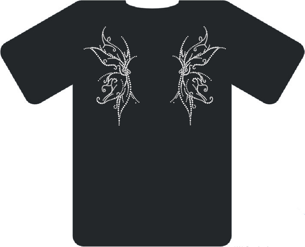 Strass Motiv Designs T-Shirt H – Hotfix Rhinestone Sheet Bewertung und Preis