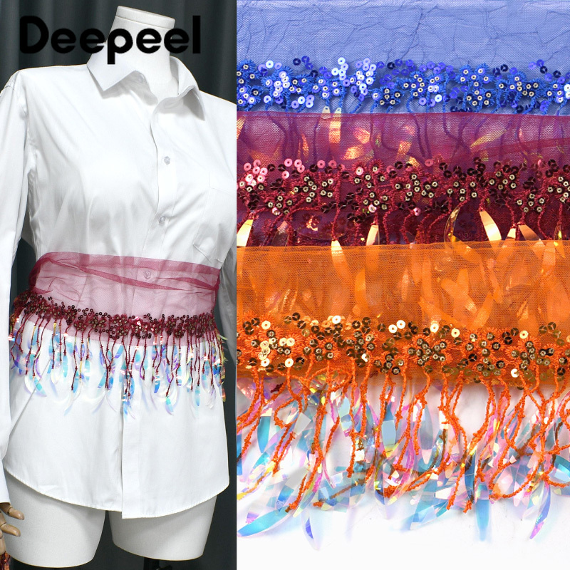 2/5/10 Yards 15cm Pailletten-P – Beaded Trim Fringe Bewertung und Preis