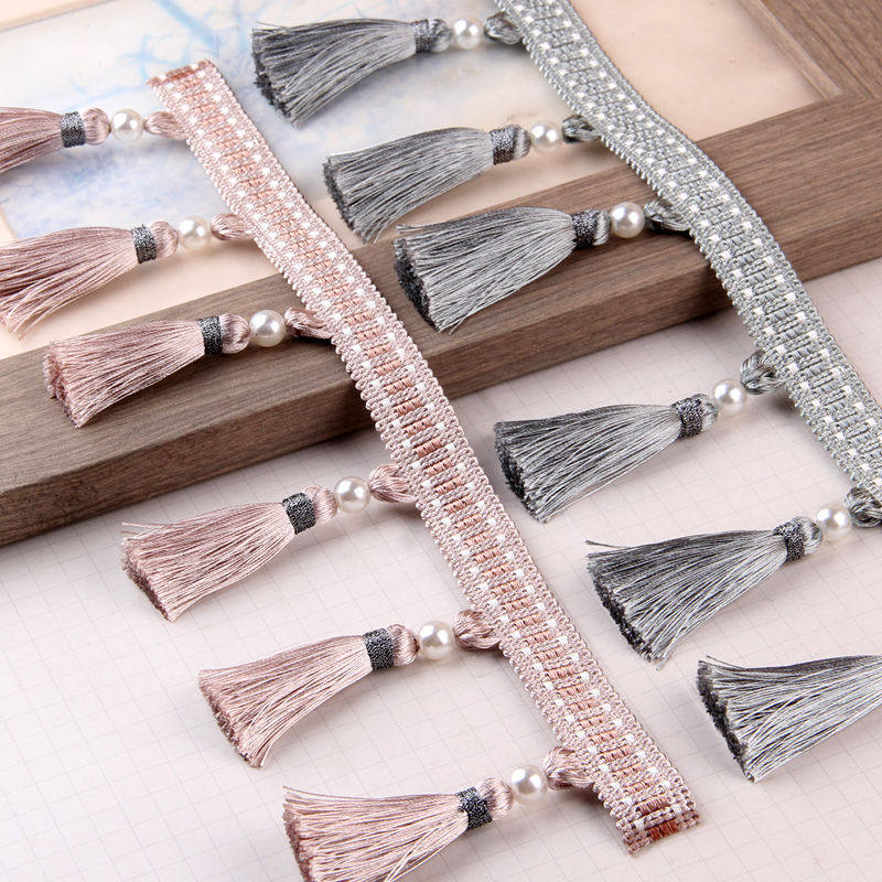 25 Yard 9,2 cm Perlenquasten-F – Beaded Trim Fringe Bewertung und Preis