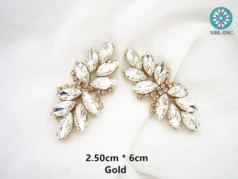 (1 STÜCK) Silber Gold Strass B – Sew On Rhinestone Bewertung und Preis